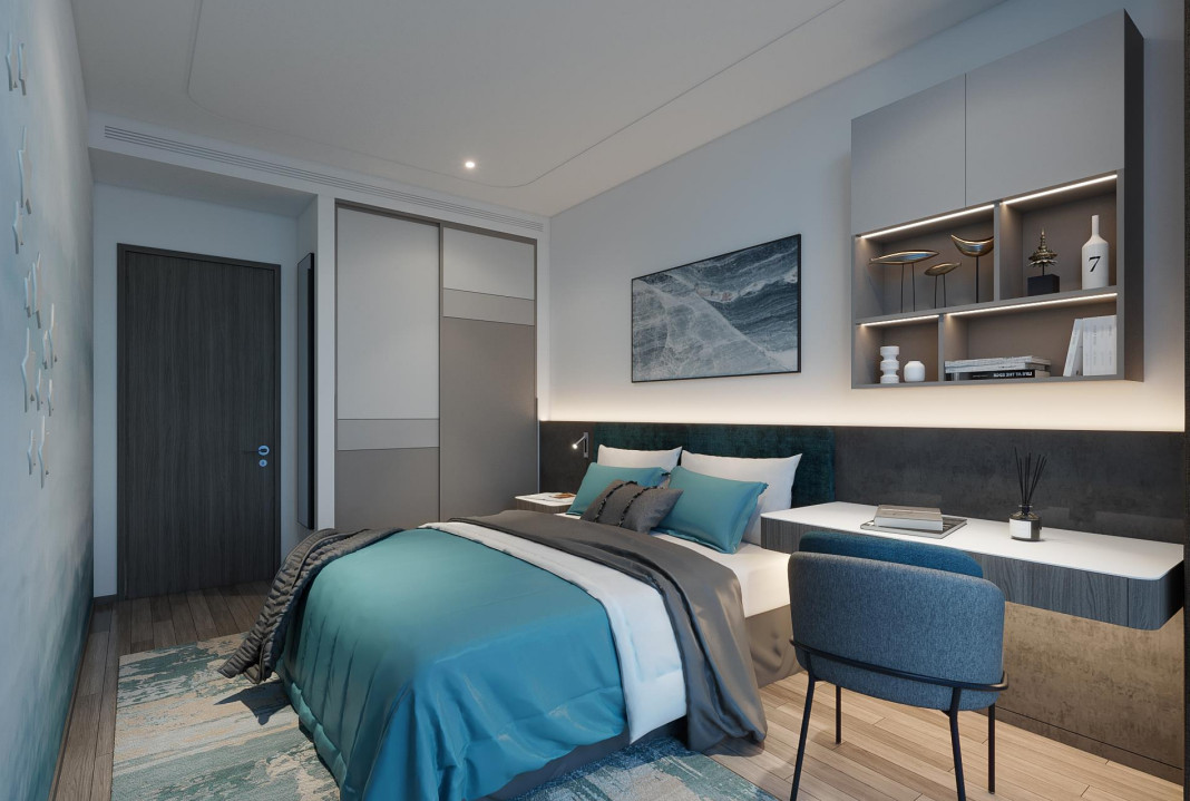 A corner 4-bedroom apartment with a view of West Lake in the N01T7 building for rent 3