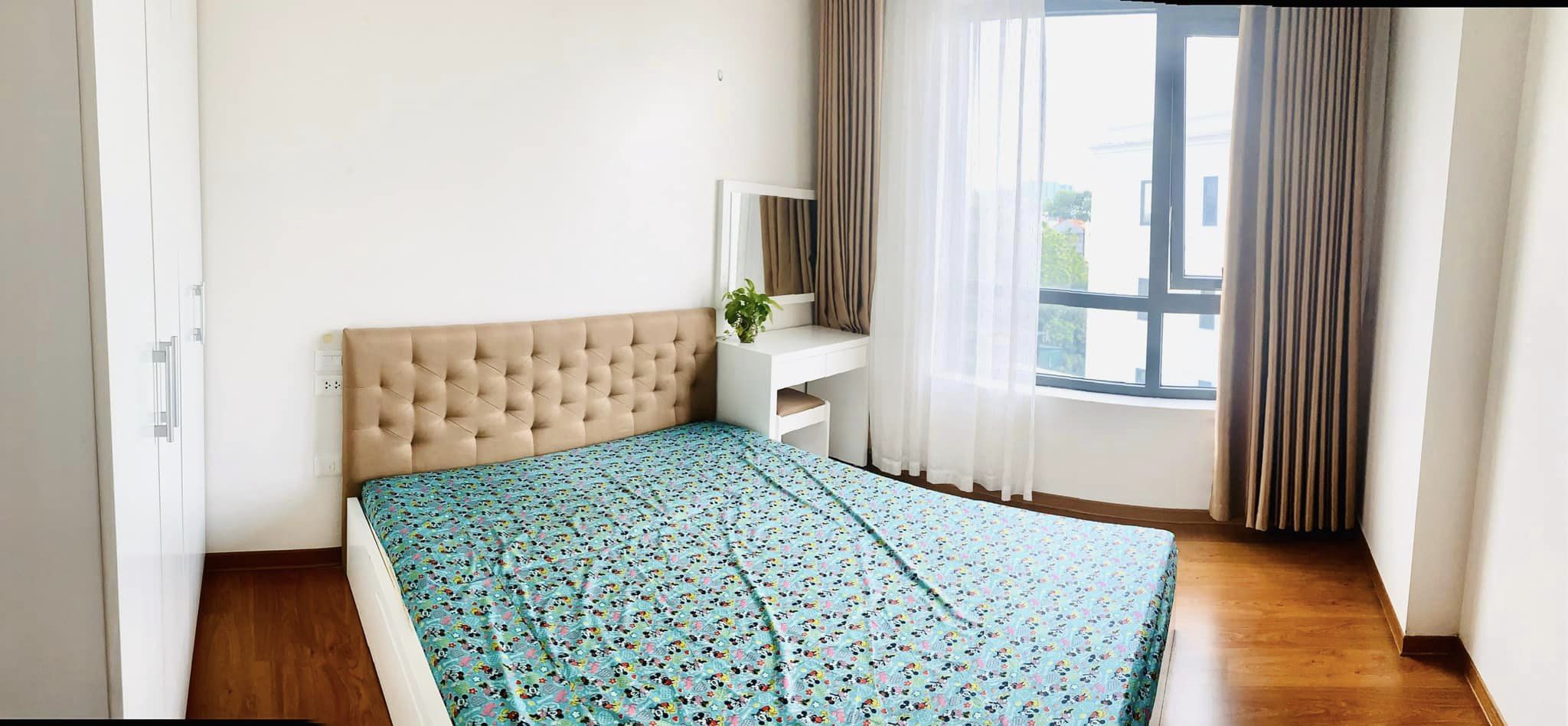 Bán căn góc 69m2 tòa 789 Xuân Đỉnh full nội thất tầng cao, ban công Nam 4