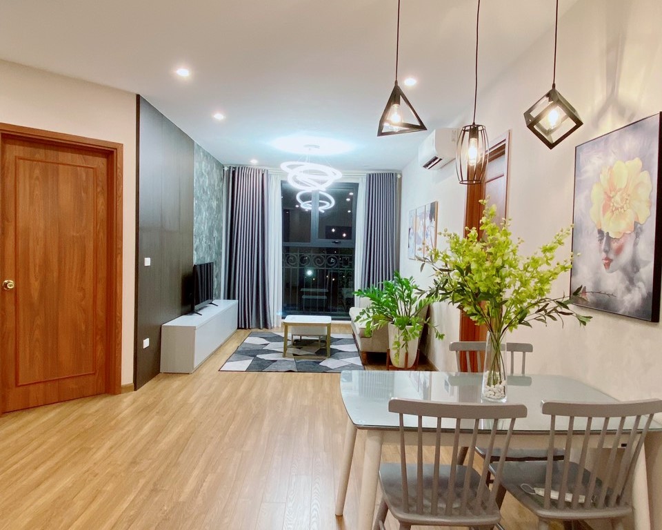 Bán căn hộ 2PN/66,8m2 full đồ tòa A1 Green Stars TP Giao Lưu Phạm Văn Đồng 2