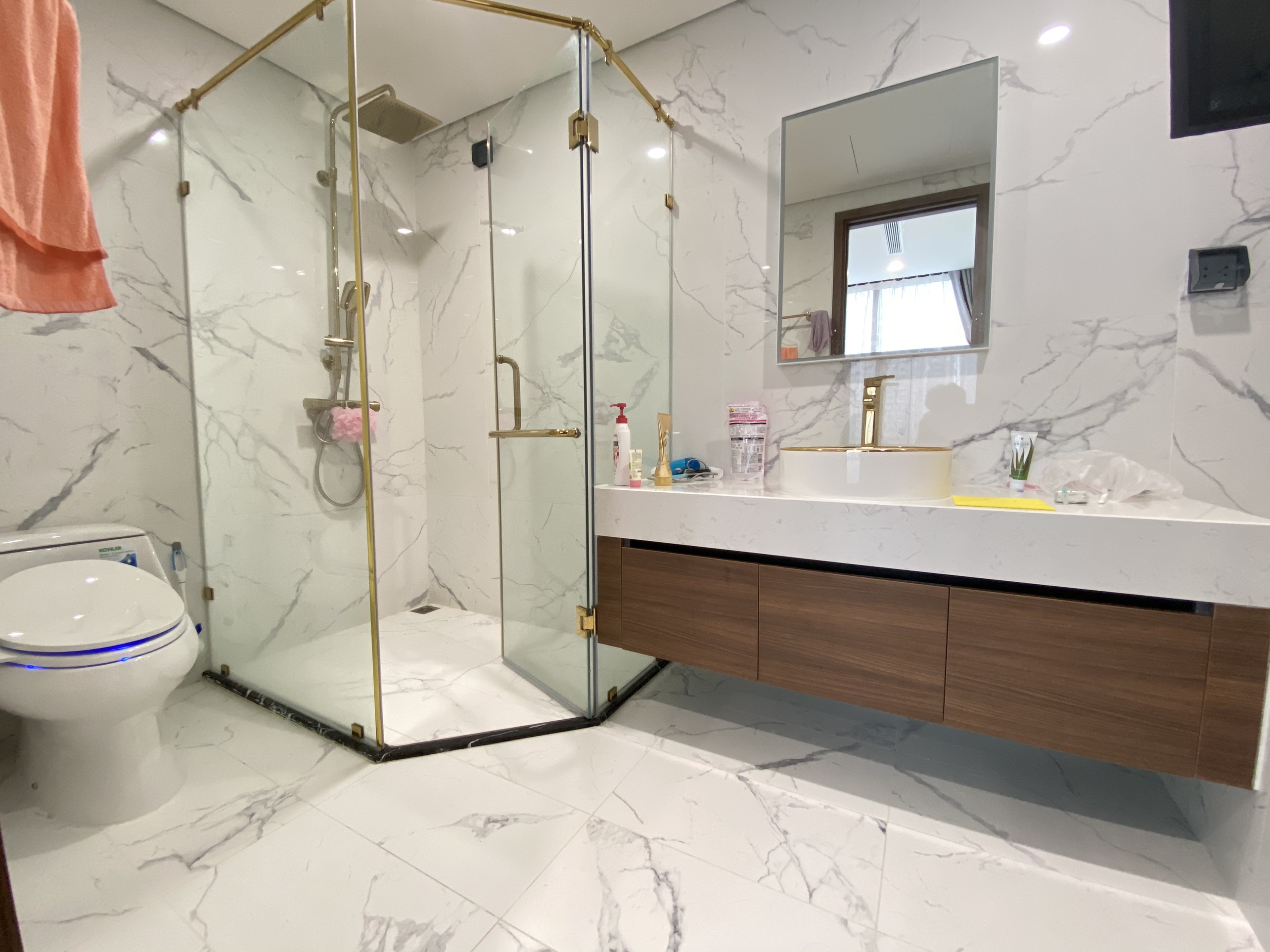 Căn hộ 3 phòng ngủ toà A5 cho thuê diện tích 112m2 đầy đủ đồ, view công viên đẹp 5