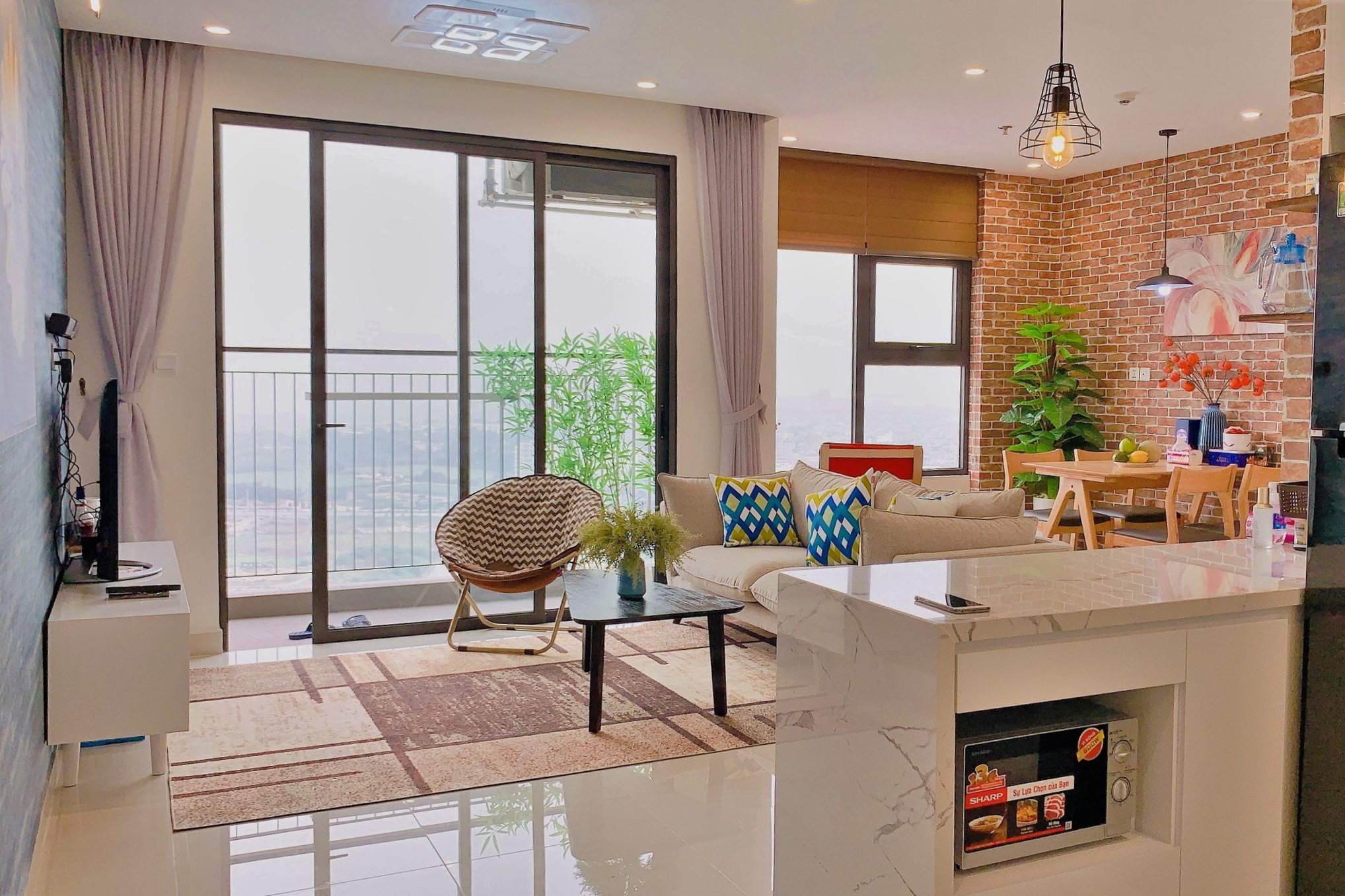 Chính chủ cho thuê căn 2 ngủ 73m2 tòa A3 An Bình City, sẵn nhà ở luôn 2