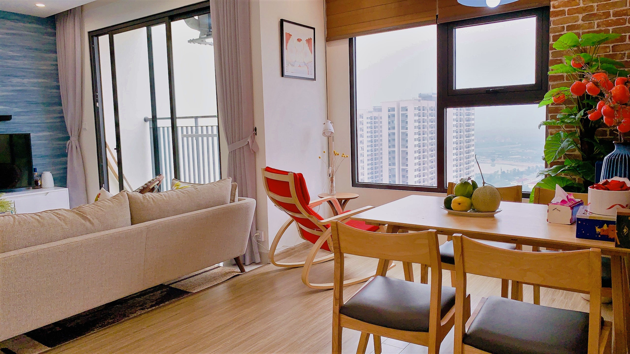 Chính chủ cho thuê căn 2 ngủ 73m2 tòa A3 An Bình City, sẵn nhà ở luôn 4