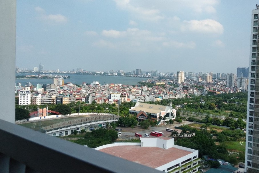Cho thuê căn 2 ngủ 59,2m2 full đồ view Hồ Tây tòa N04A Ngoại Giao Đoàn 5