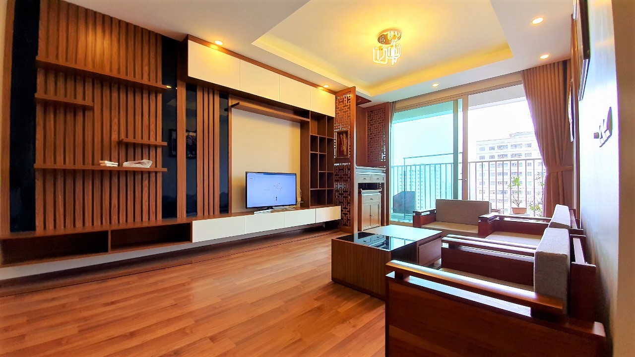 Cho thuê căn 2PN toà N03T2 Ngoại giao đoàn, view Cầu Nhật Tân 1