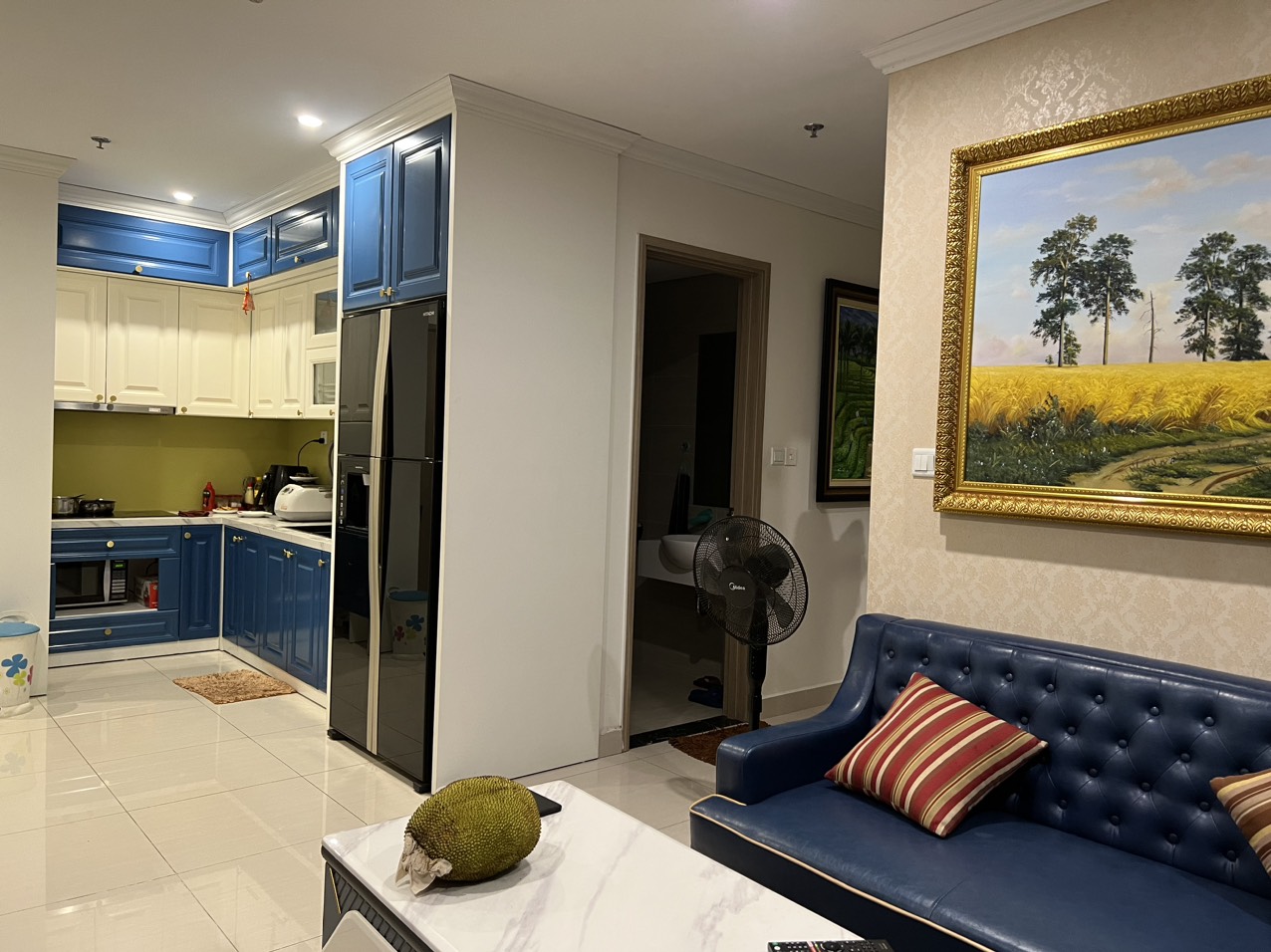 Cho thuê căn 3 ngủ 90m2 tầng trung, full đồ mới tòa A7 An Bình City 2