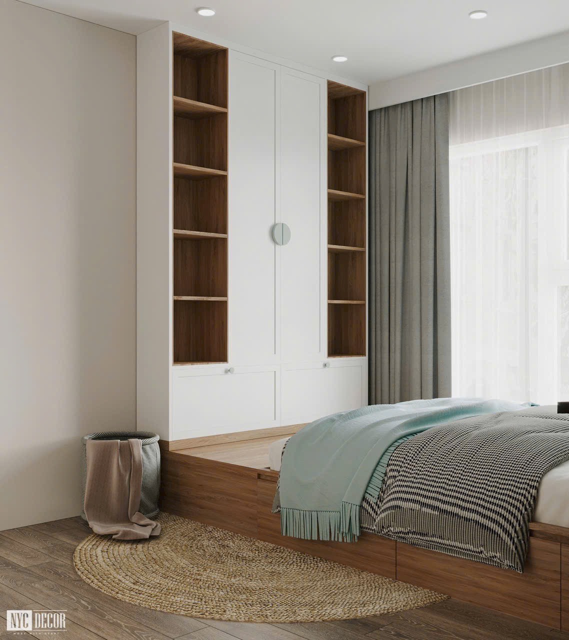 Cho thuê căn 3PN/101m2 tầng cao full đồ view Hồ Tây N02T3 Ngoại Giao Đoàn 5