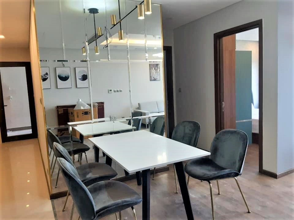Cho thuê căn 3PN/95,5m2 full đồ tầng cao view thoáng tòa N03T1 Ngoại Giao Đoàn 3