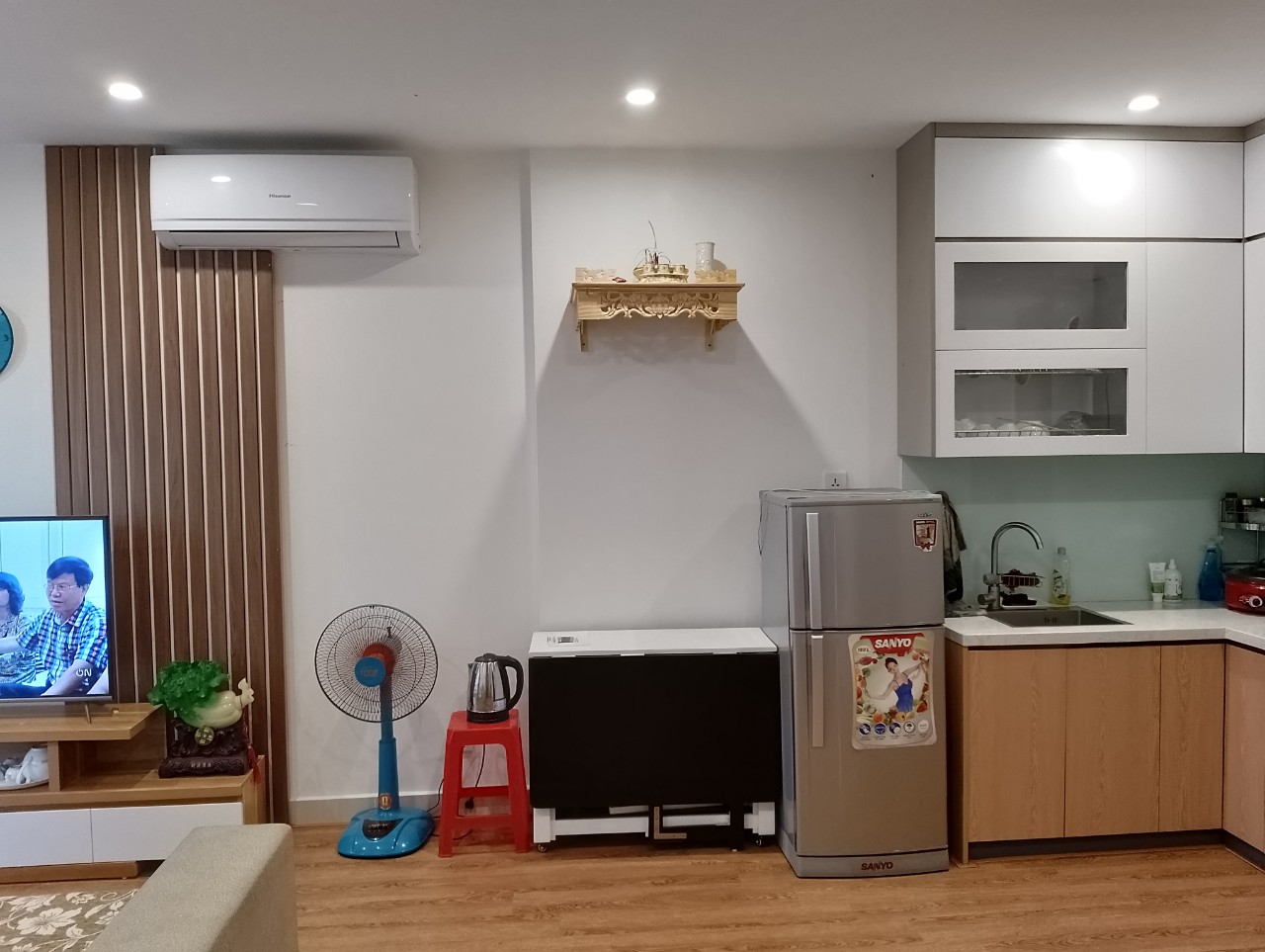 Cho thuê căn góc 3 ngủ 90m2 full đồ mới view đẹp tòa A1 An Bình City 2