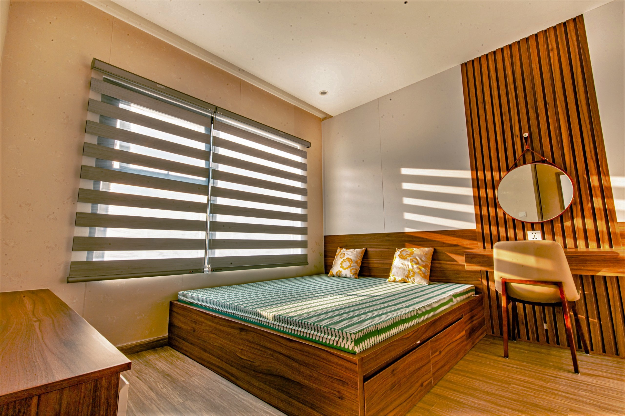 Cho thuê căn góc 3PN/90m2 tầng cao view đẹp, full đồ mới tại A1 An Bình City 6