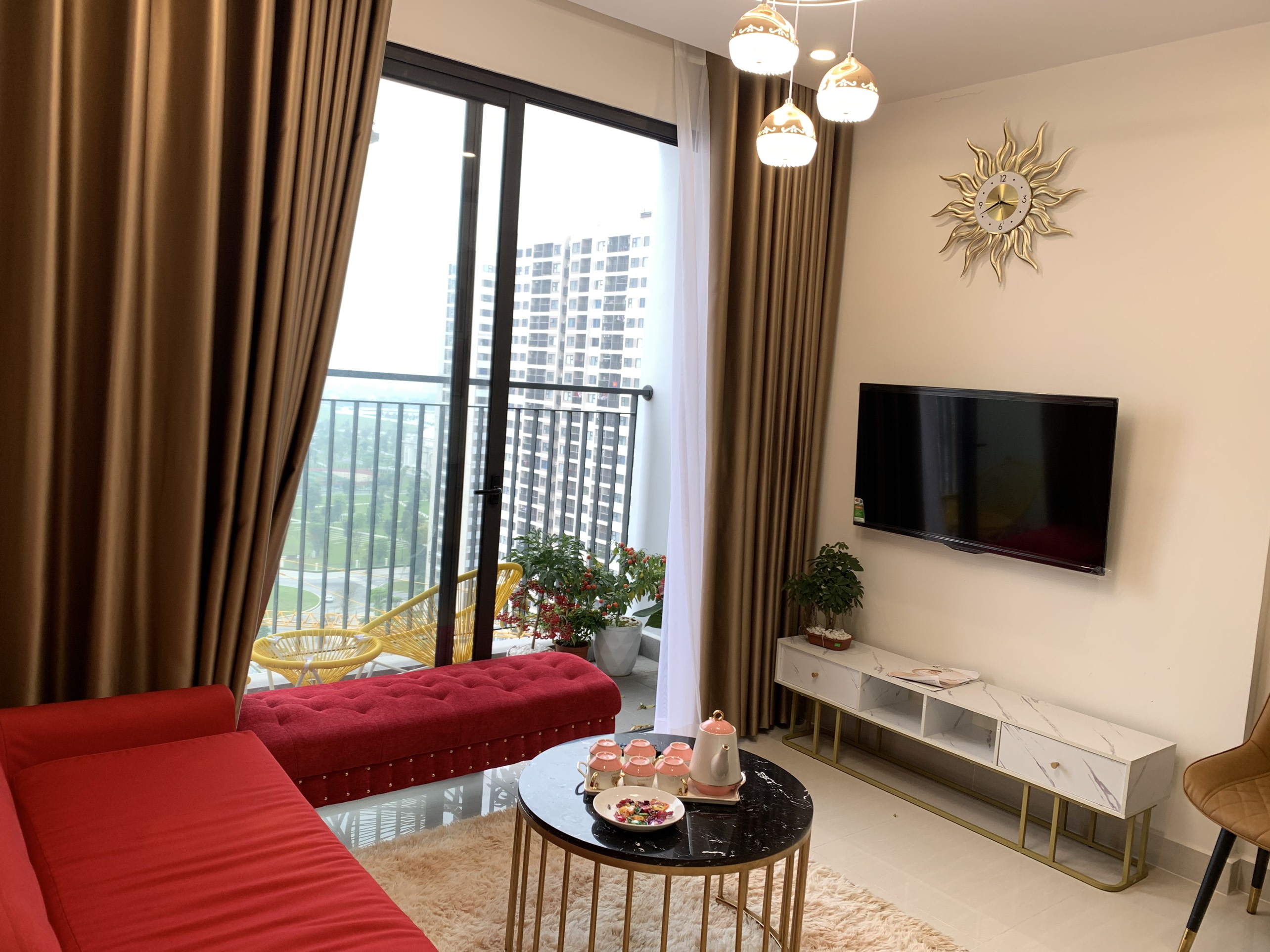Cho thuê căn hộ 2 ngủ 74m2 tòa A1 An Bình City, vị trí đẹp, view thoáng 2