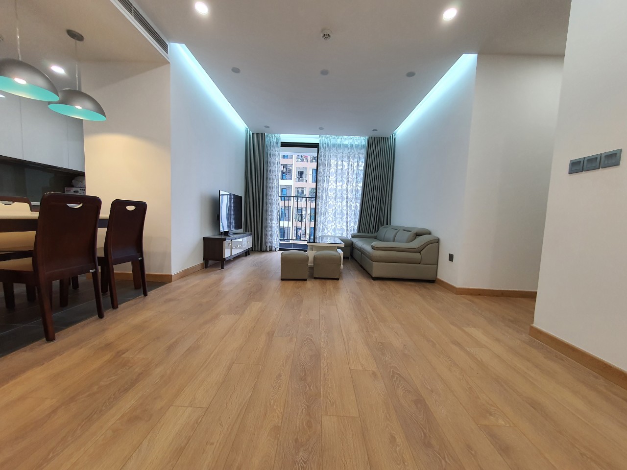 Cho thuê căn hộ 2 ngủ, full đồ tại D1 Chung cư 6TH-Element, KĐT Tây Hồ Tây, HN chỉ với giá 15 triệu/ 1 tháng 1