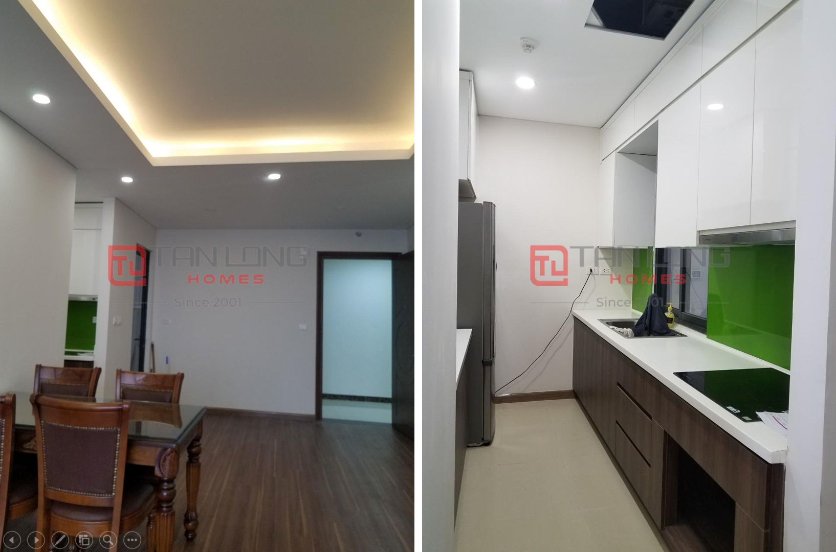 Cho thuê căn hộ 3 ngủ 101,5m2 full đồ mới view hồ Ngoại Giao Đoàn tòa N01T5 2