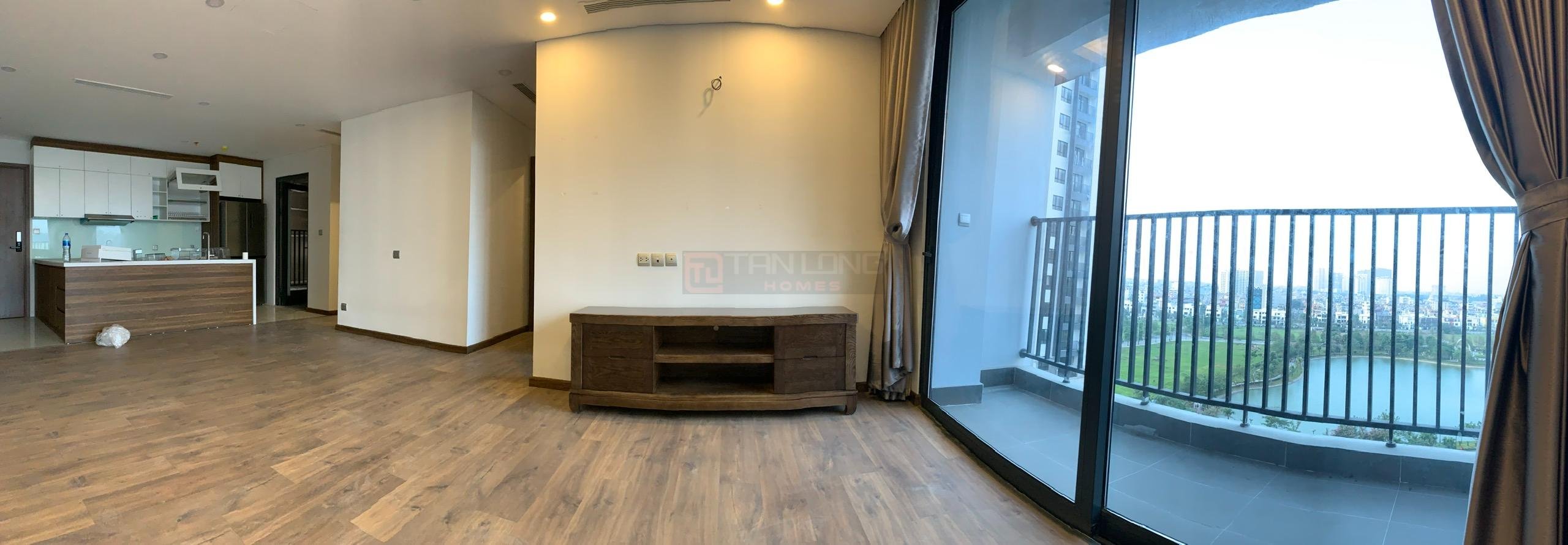Cho thuê căn hộ 3 ngủ 102m2 tầng cao, đồ cơ bản tòa N01T4 Ngoại Giao Đoàn 1