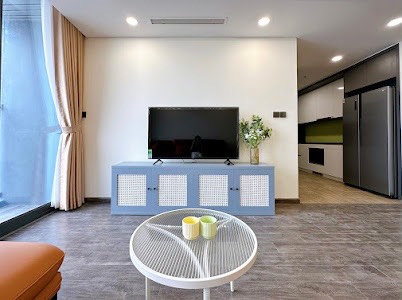 Cho thuê căn hộ 3 ngủ 105m2 tầng cao view Hồ Tây tòa N01T7 Han Jardin 1