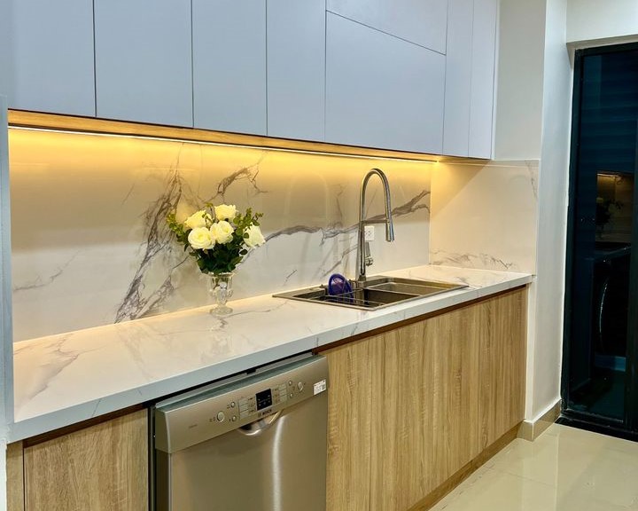 Cho thuê căn hộ 3 ngủ 114m2 full đồ nhập khẩu view đẹp tòa A8 An Bình City 4
