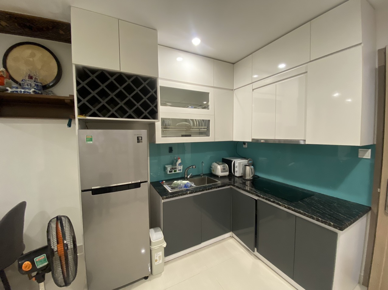 Cho thuê căn hộ 3 ngủ 83m2 tầng cao full đồ tòa A2 An Bình City 3