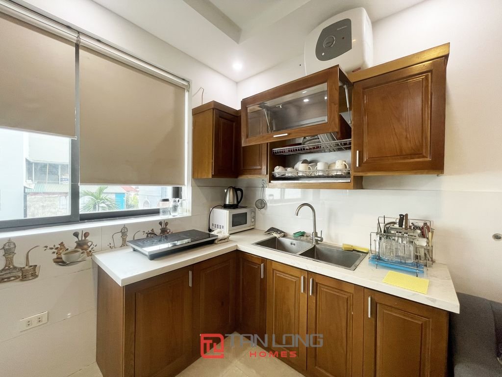 Cho thuê căn hộ 3 phòng ngủ full đồ mới tòa Green Stars tầng trung 2