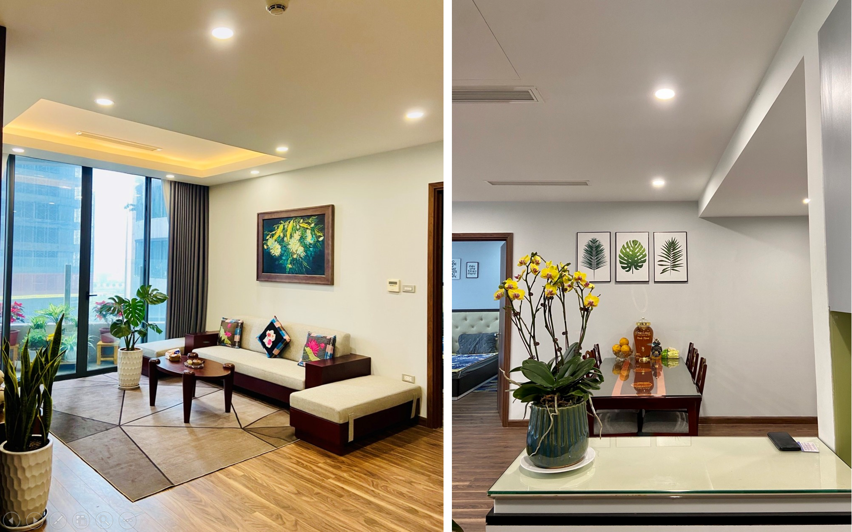 Cho thuê căn hộ 4 ngủ 137m2 full đồ view đẹp tại N01T8 Ngoại Giao Đoàn 5