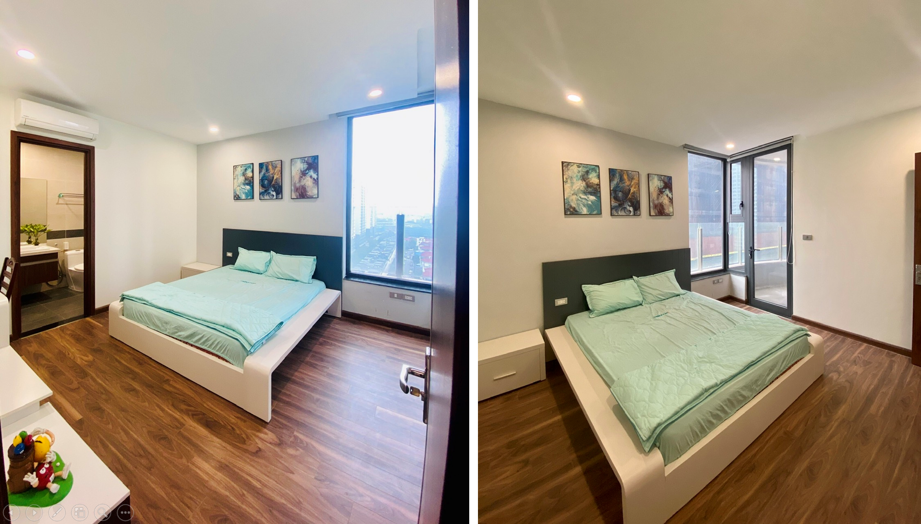 Cho thuê căn hộ 4 ngủ 137m2 full đồ view đẹp tại N01T8 Ngoại Giao Đoàn 8