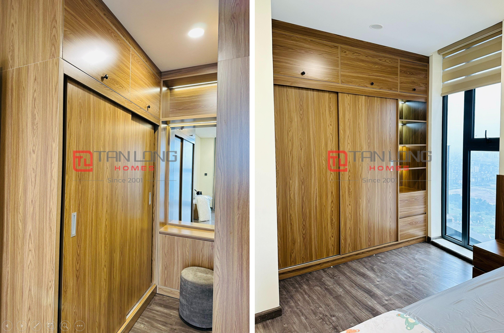Cho thuê căn hộ 4 ngủ 142.9m2 full đồ mới view công viên Hòa Bình tòa N01T7 5