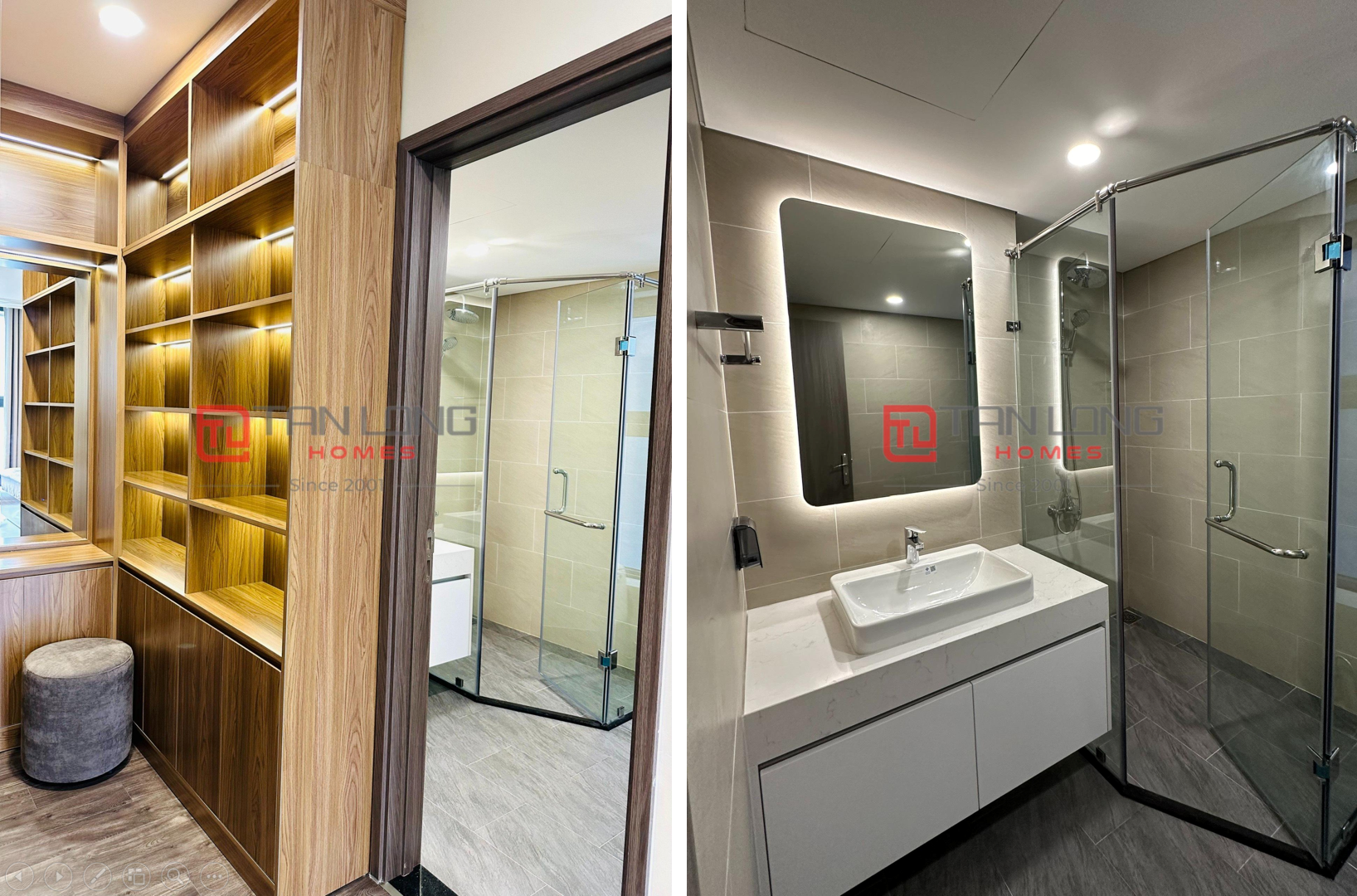 Cho thuê căn hộ 4 ngủ 142.9m2 full đồ mới view công viên Hòa Bình tòa N01T7 7