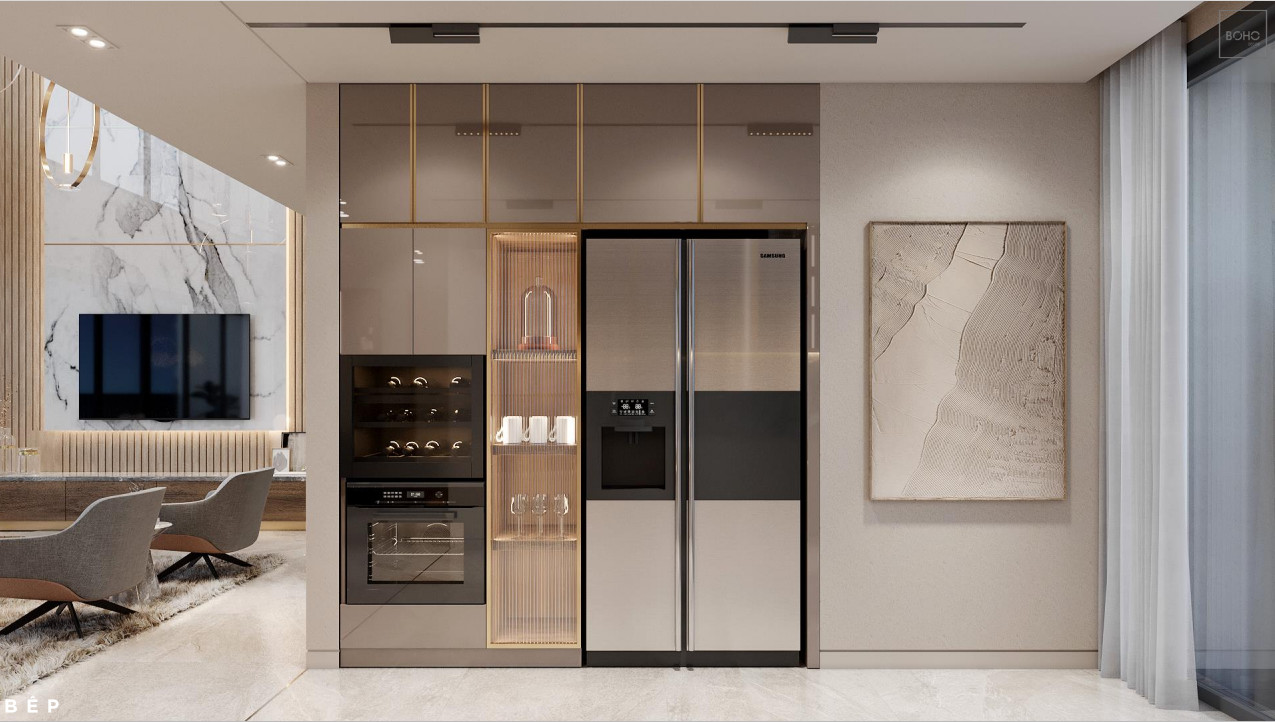 Cho thuê căn hộ duplex tầng cao tòa N01T6 đủ đồ 4