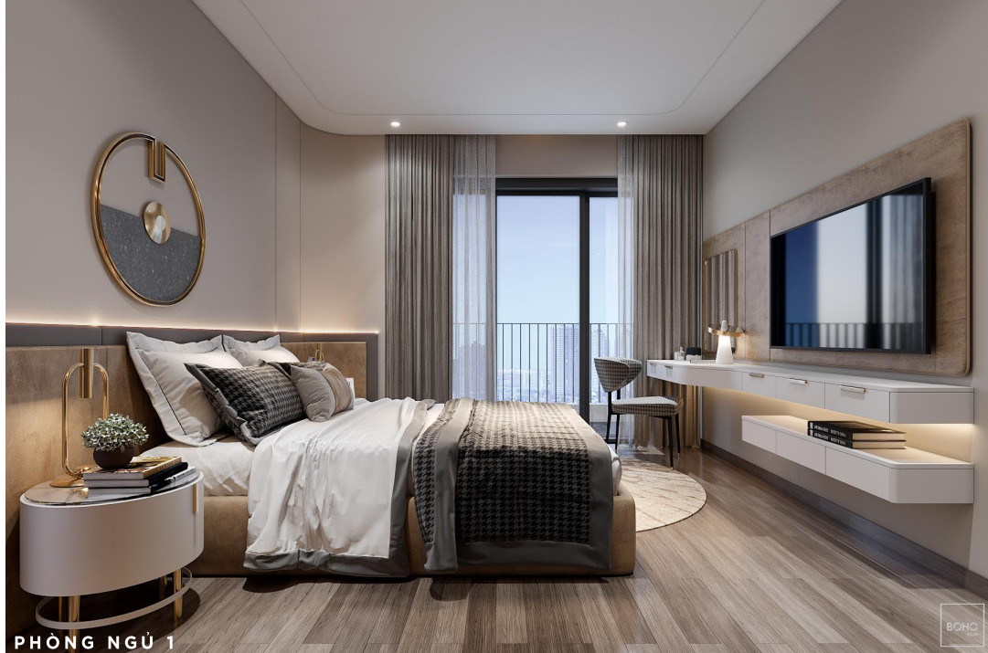 Cho thuê căn hộ duplex tầng cao tòa N01T6 đủ đồ 5