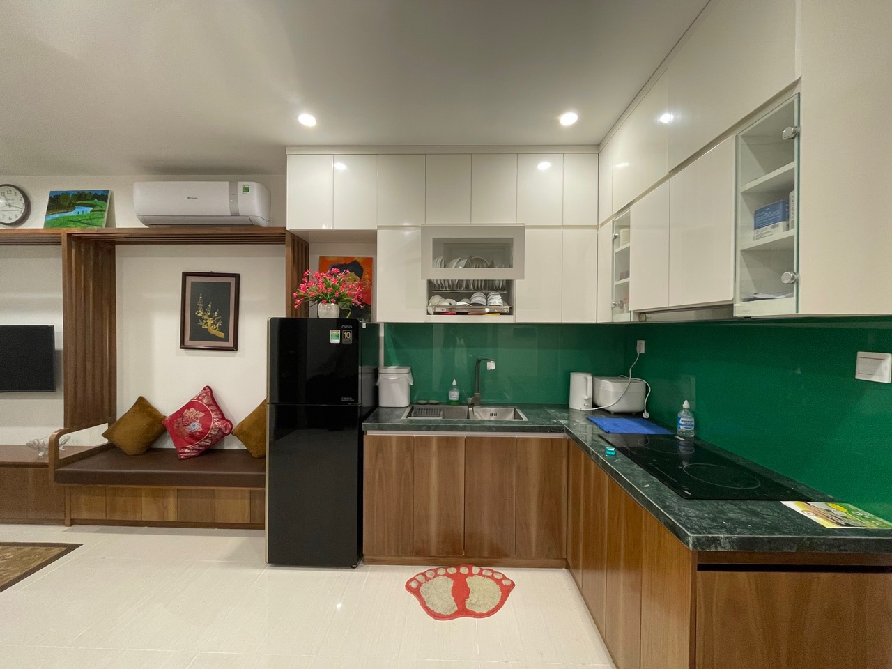 Cho thuê căn hộ tòa A4 An Bình City: 2PN/74m2 full đồ tầng trung, nhận nhà luôn 2
