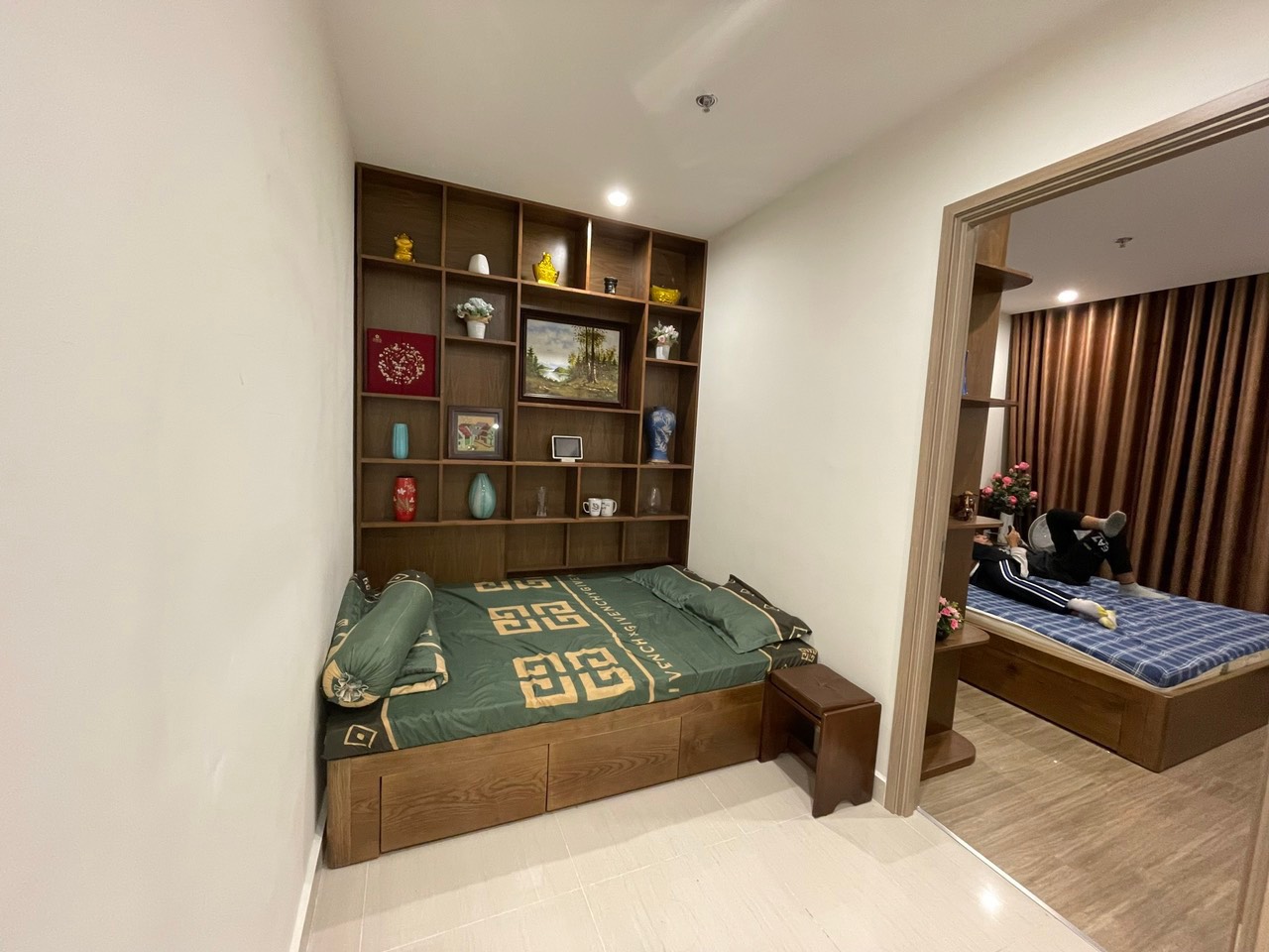 Cho thuê căn hộ tòa A4 An Bình City: 2PN/74m2 full đồ tầng trung, nhận nhà luôn 3