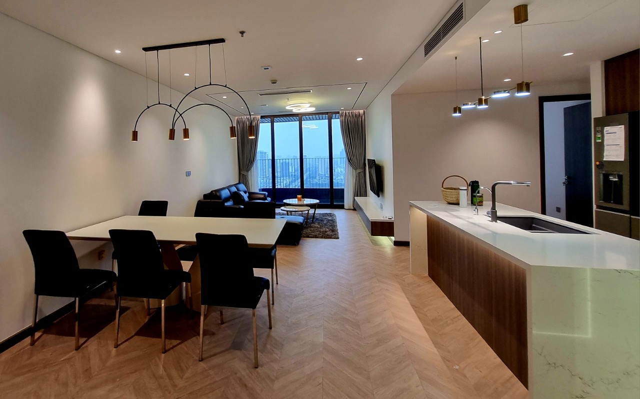 Cho thuê căn VIP 142,5m2 x 4PN full đồ - view Hồ Starlake N01T6 Ngoại Giao Đoàn 6