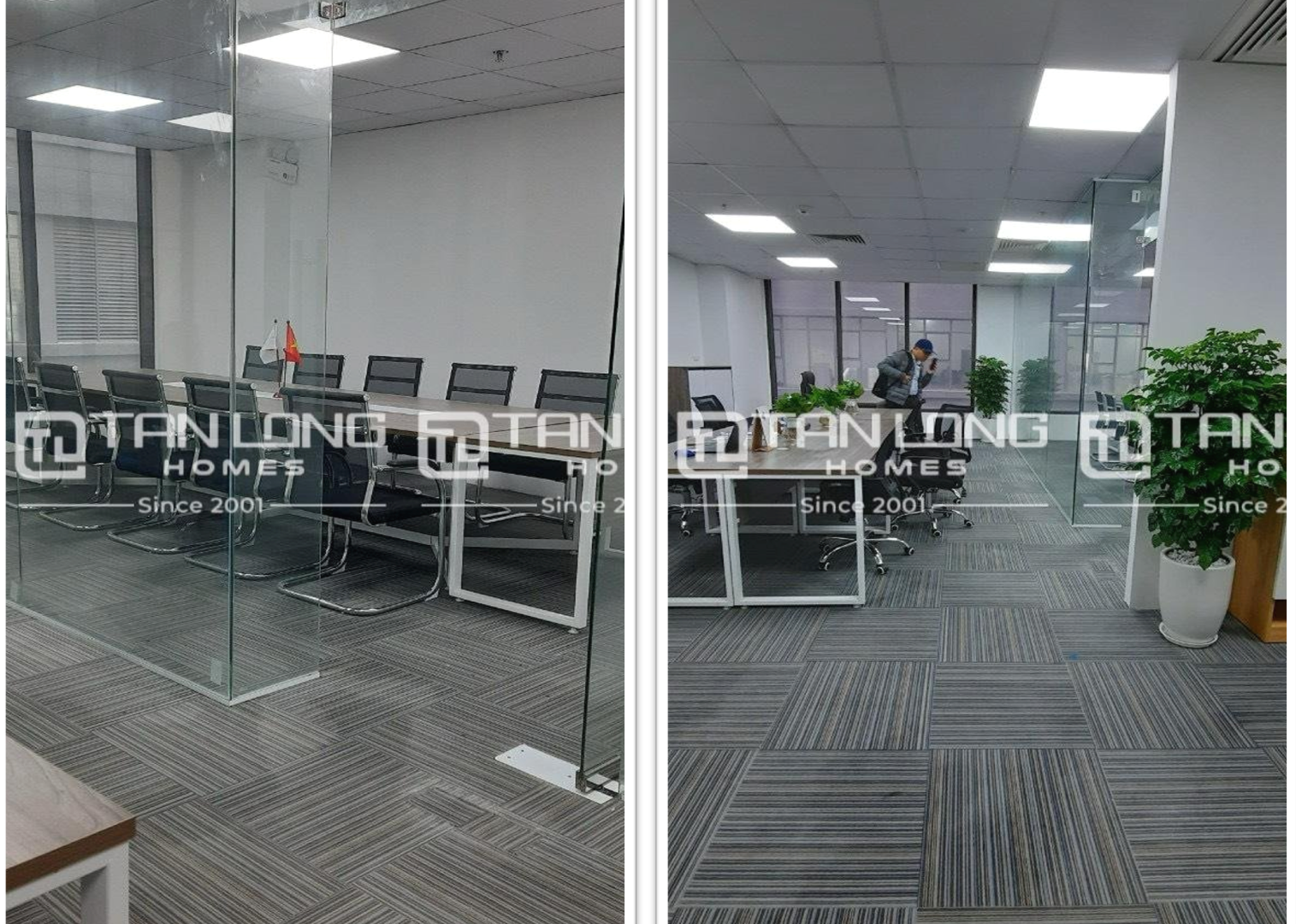 Cho thuê sàn văn phòng 69m2 full đồ tòa N03T7 Ngoại Giao Đoàn 4