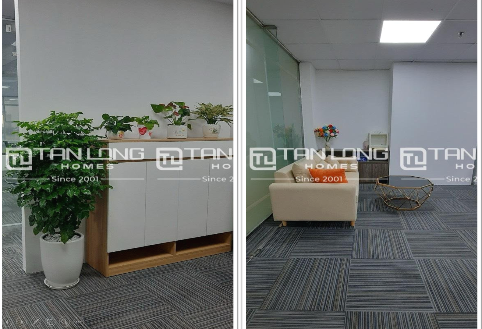 Cho thuê sàn văn phòng 69m2 full đồ tòa N03T7 Ngoại Giao Đoàn 5