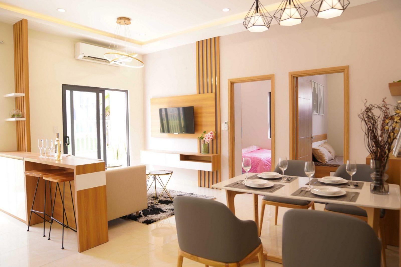 Cho thuê căn hộ chung cư 2 phòng ngủ tòa A2 An Bình City view nội khu - giá hấp dẫn