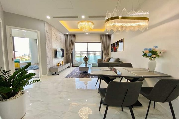 Cho thuê căn hộ 2 phòng ngủ 66,8 m2 tòa A1 Green Stars Phạm Văn Đồng