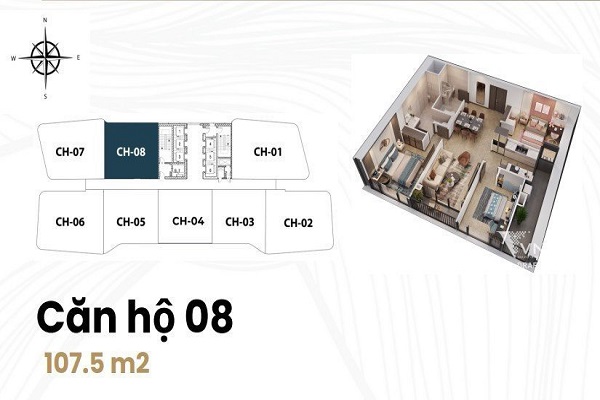 Bán căn hộ N01T6 Ngoại Giao Đoàn: 3 ngủ 107m2 tầng cao mới nguyên bản