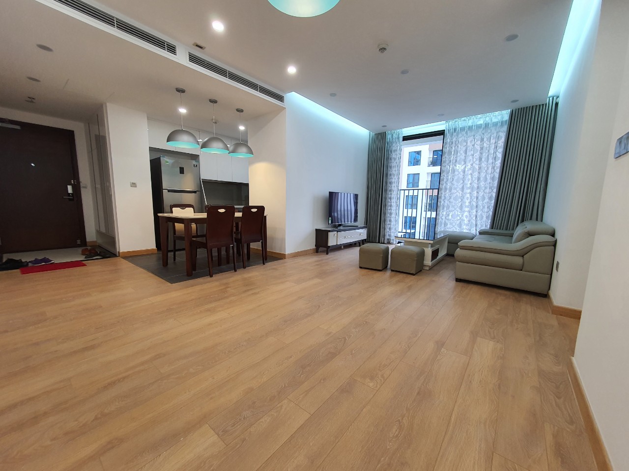 Cho thuê căn hộ 2 ngủ, full đồ tại D1 Chung cư 6TH-Element, KĐT Tây Hồ Tây, HN chỉ với giá 15 triệu/ 1 tháng
