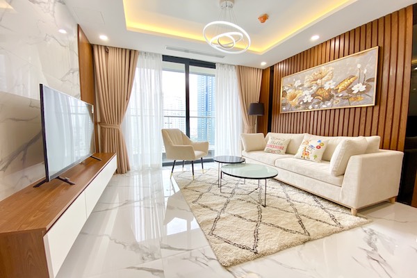 Cho thuê căn hộ 2 phòng ngủ 80m2 toà A5 đẹp, đủ đồ dự án An Bình City