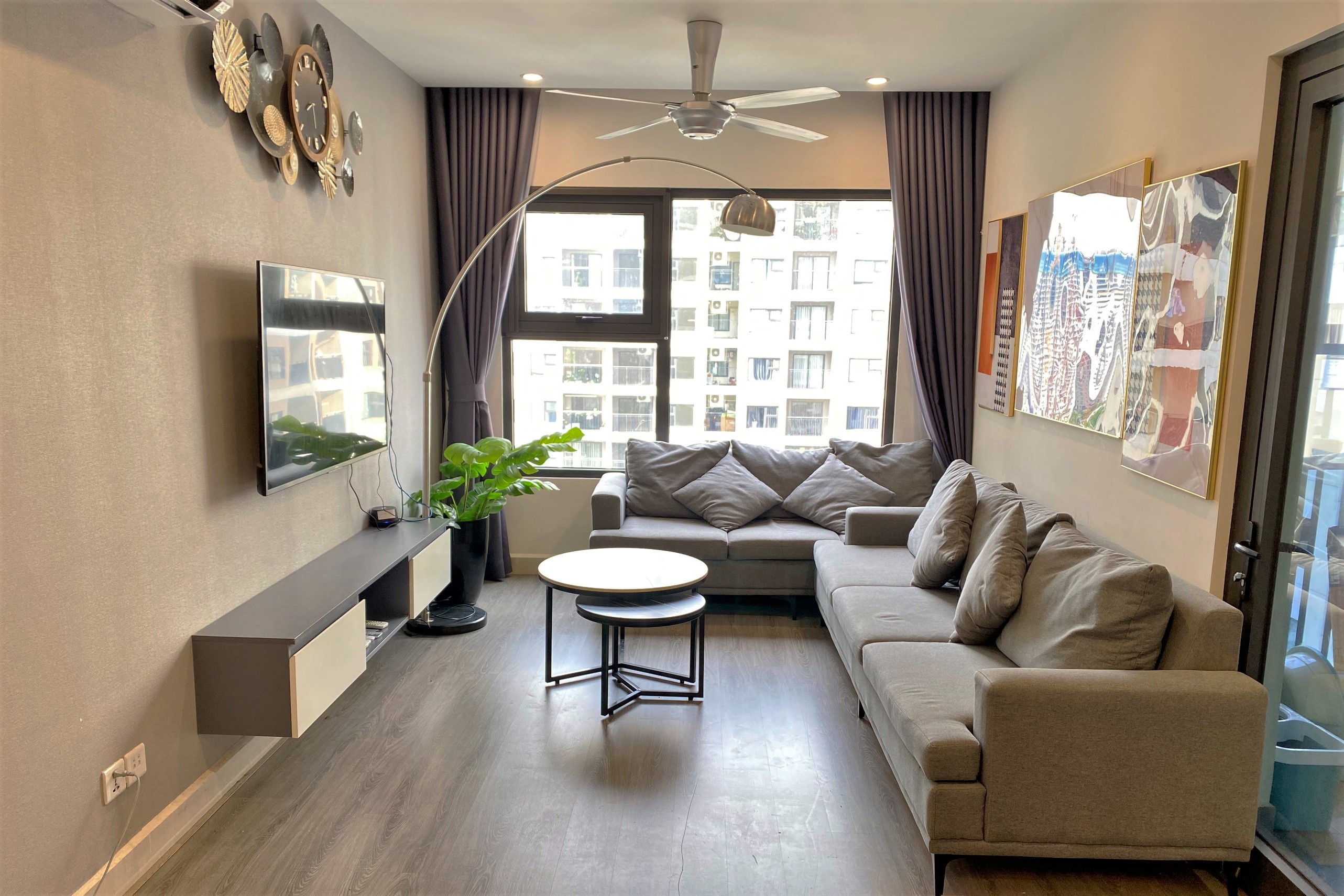 Cho thuê căn hộ An Bình City: 114m2 x 3PN full đồ mới, view đẹp