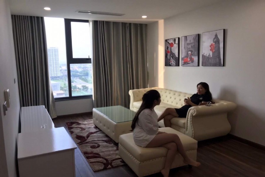 ROYAL stylish furniture apartment for rent in N01T8, Hancorp, Diplomatic Corps, Xuan Dinh Ward, Bac Tu Liem District, Hanoi 2