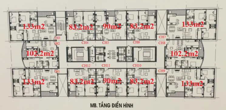 Mặt bằng N02 - T3 Ngoại giao đoàn