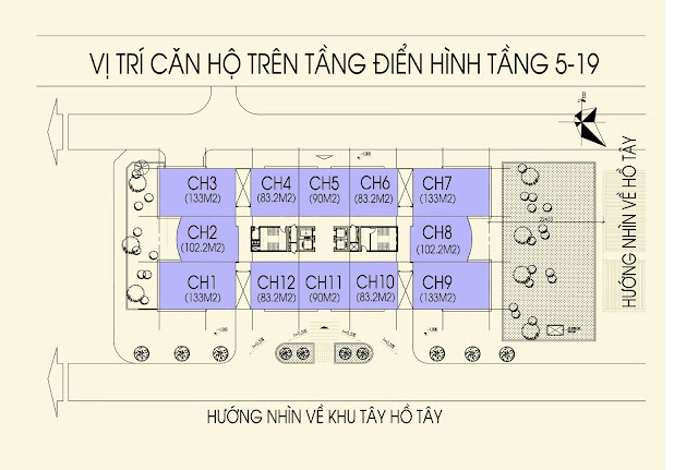 vị trí N03 - T5 Ngoại giao đoàn