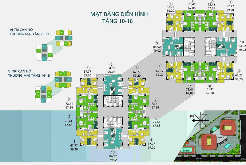 mặt bằng băn hộ n04a ngoại giao đoàn