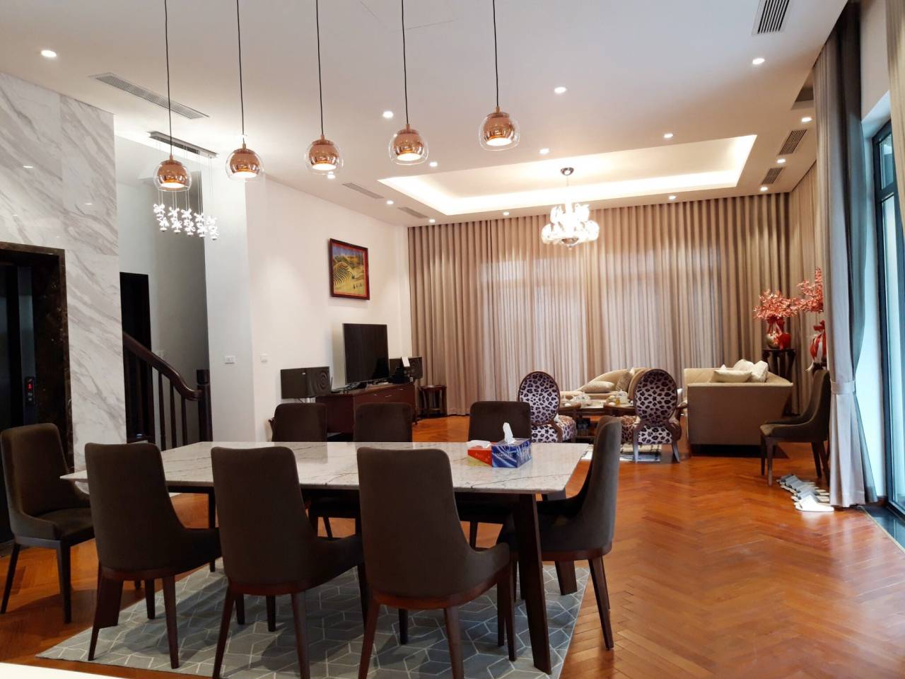 Mặt bằng thiết kế căn hộ 4 phòng ngủ