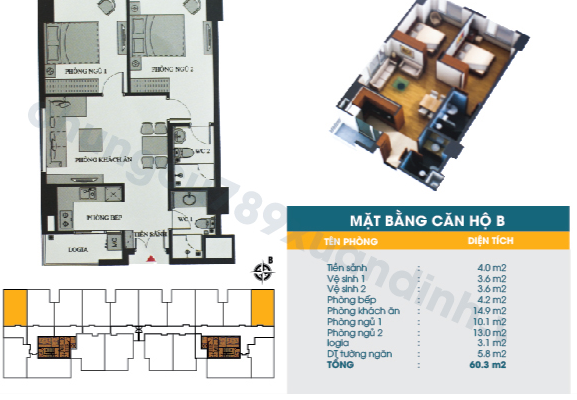 Thiết kế căn hộ ct1 789