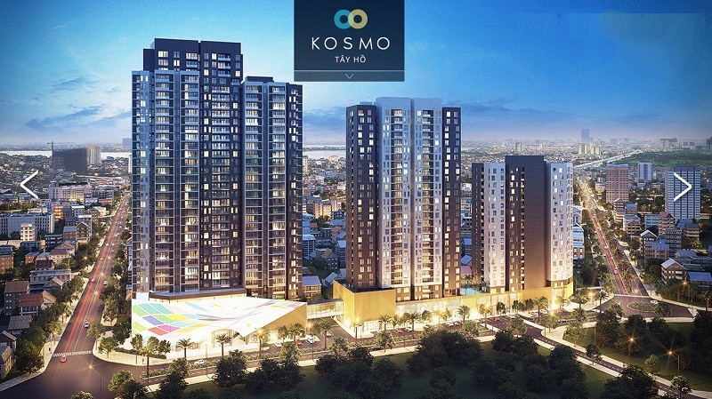 Cho thuê chung cư Kosmo Tây Hồ