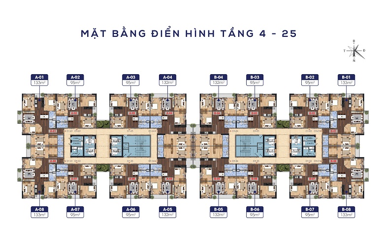 mặt bằng chung cư n01t1 ngoại giao đoàn