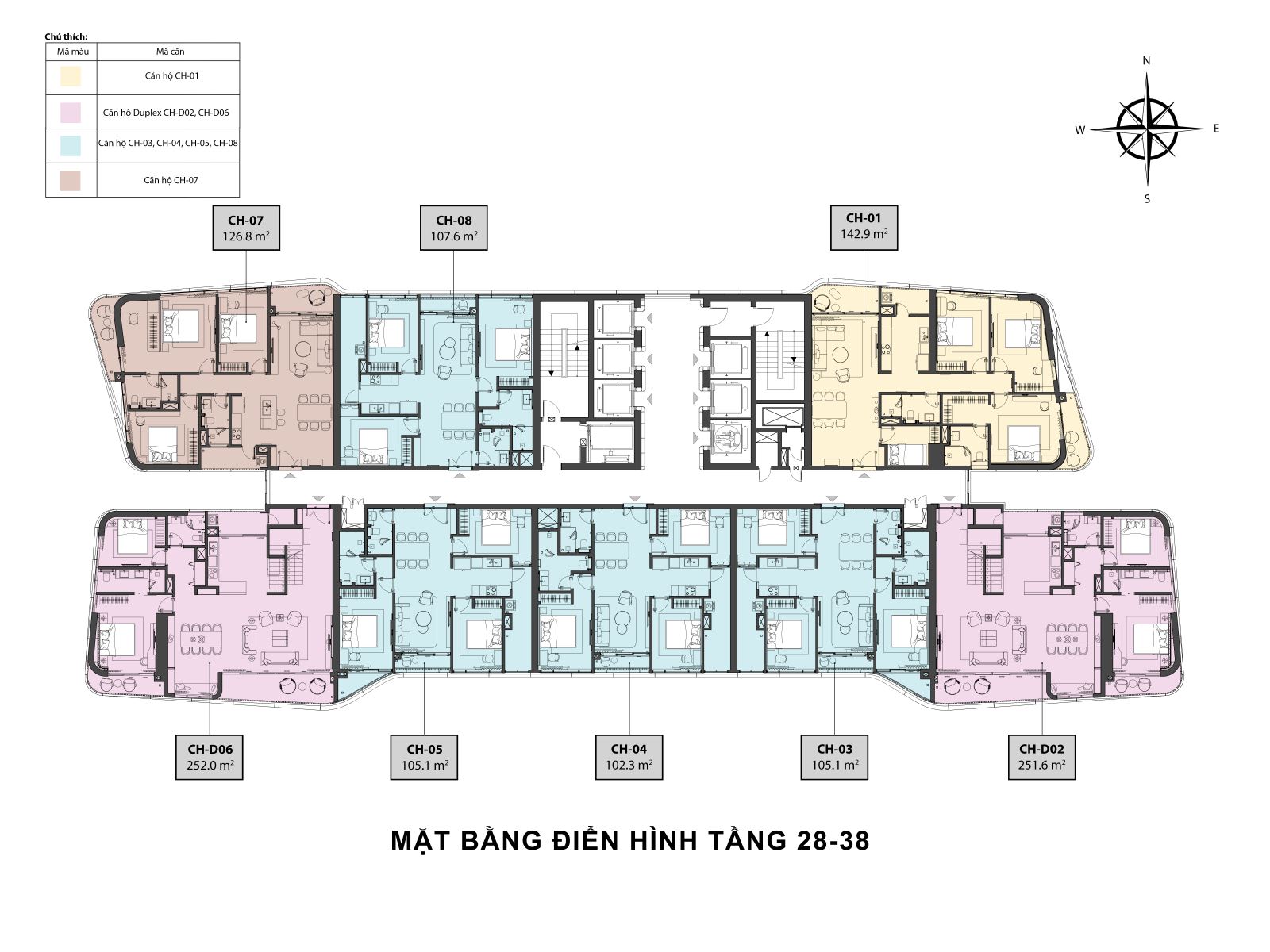 mặt bằng chung cư n01t6 ngoại giao đoàn