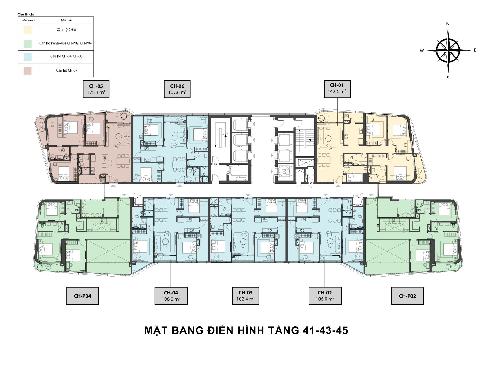 mặt bằng chung cư n01t6 ngoại giao đoàn