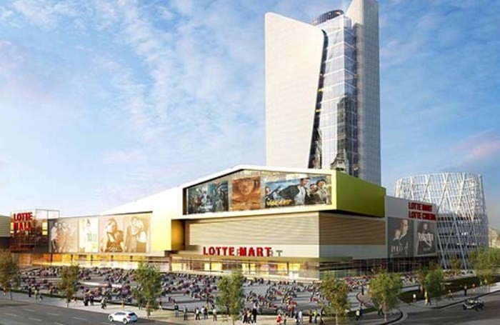 Perspective of Lotte Mall Hanoi