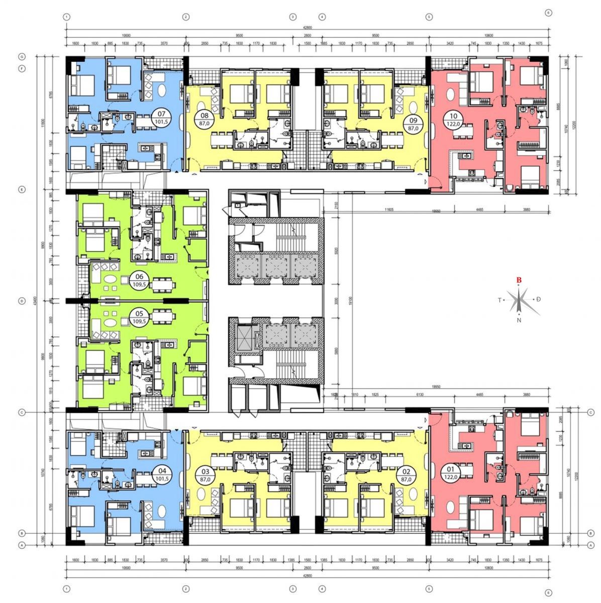 Apartments for sale in N01-T4 Phu My Complex Diplomatic Corps